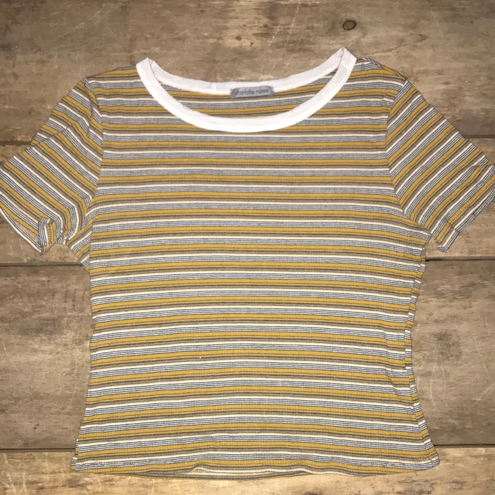 charlotte russe cropped tee